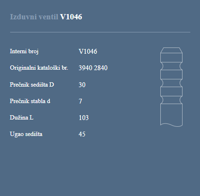 AUTOVENTIL V1046 IZ.VEN.SEAT IBIZA GLX 1.5