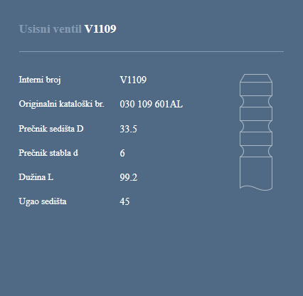 AUTOVENTIL V1109 US.VEN.CADDY1.4B