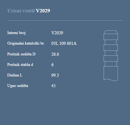AUTOVENTIL V2029 US.VEN. POLO 1.2 TDI
