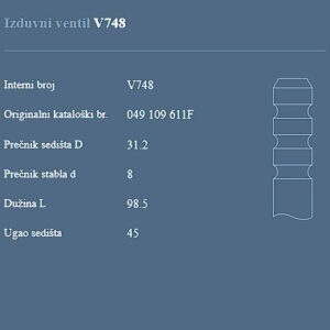 AUTOVENTIL V748 IZ.VEN.GOLF.PASAT 1.3/1.5