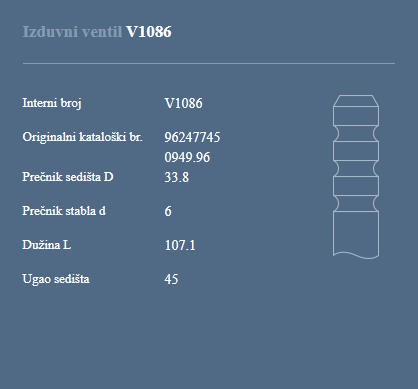 AUTOVENTIL V1086 IZ.VEN. PEZO/CIT. 2.0HDI