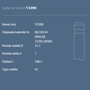 AUTOVENTIL V1090 IZ.VEN.PEZO 106 SRD/GRD