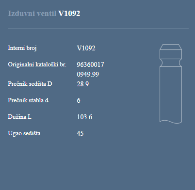 AUTOVENTIL V1092 IZ.VEN.PEZO/CITROEN 2.0 16V