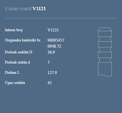 AUTOVENTIL V1121 US. VEN. CITROEN XM/JUMPER 2.5TD