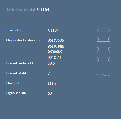 AUTOVENTIL V1164 IZ.VEN.PEZO/CITROEN 1.3/1.4/1.6