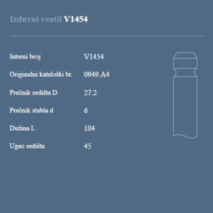 AUTOVENTIL V1454 IZ.VEN. PEZO 551774B