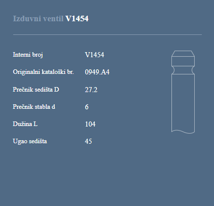 AUTOVENTIL V1454 IZ.VEN. PEZO 551774B