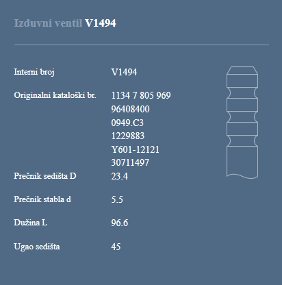 AUTOVENTIL V1494 IZ.VEN.PEZO/CIT. C4 1.6HDI 16V