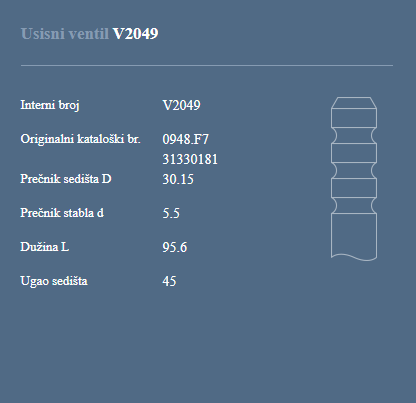 AUTOVENTIL V2049 US.VEN.PEZO 207 1.6HDI