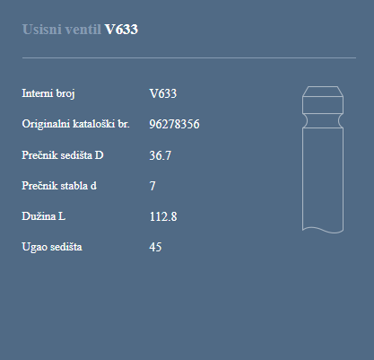 AUTOVENTIL V633 US.VEN.PEZO 106/206/306 1.1
