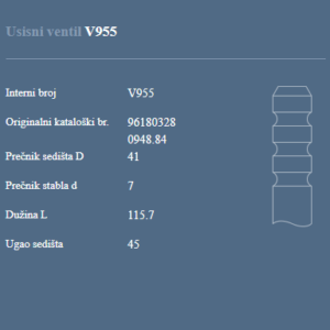 AUTOVENTIL V955 US.VEN PEZO BOXER TD 2.5