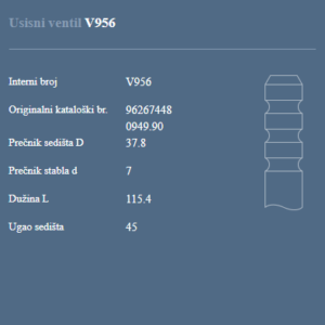 AUTOVENTIL V956 IZ.VEN.PEZO BOXER TD 2.5