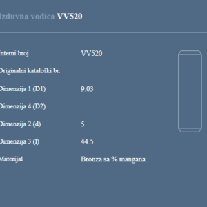 AUTOVENTIL VV520 IZ. VODJICA BMW 118 1.6I 16V