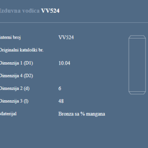 AUTOVENTIL VV524 IZDUVNA VODJICA BMW