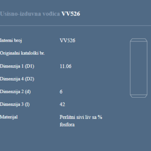 AUTOVENTIL VV526 US.IYD.VODJICA BMW MINI ONE 1.6 16V
