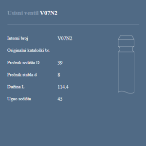 VENTIL US.  IMR M +1.0 D/+1.2S