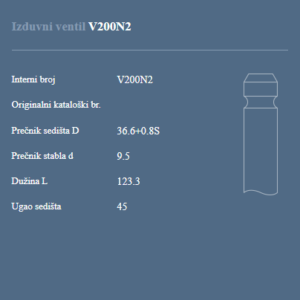 AUTOVENTIL V200N2 IZ.VEN. IMR IMT S S 44+0.8S