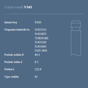 AUTOVENTIL V344 USISNI VEN IMR IMT  S44