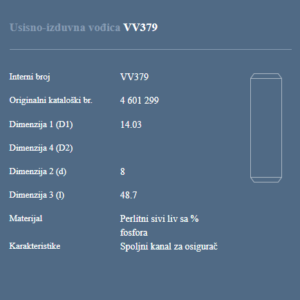 AUTOVENTIL VV379 US-IZD VODJICA UNIVERZAL U445 550