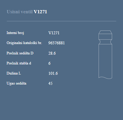 AUTOVENTIL V1271 US.VEN.CHEVROLET 1.4 16V