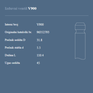 AUTOVENTIL V900 IZ.VEN.DAEWOO MATIZ -TICO 0.8