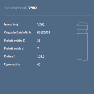 AUTOVENTIL V902 IZ.VEN.DAEWOO LANOS 1.4/1.5
