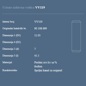 AUTOVENTIL VV119 US.IZD.VODJICA OPEL 1.2/1.4B