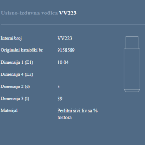 AUTOVENTIL VV223 US.IZD.VODJICA OPEL 1.0/1.2B-CORSA