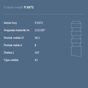 AUTOVENTIL V1071 US.VEN.FORD FIESTA 1.8 TD DI