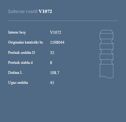 AUTOVENTIL V1072 IZ.VEN.FORD FIESTA 1.8TD DI