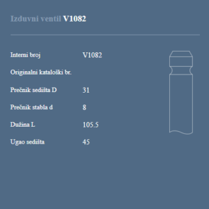 AUTOVENTIL V1082 IZ.VEN.FORD SIERA 2.0