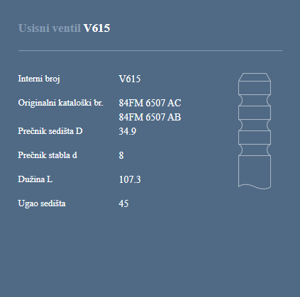 AUTOVENTIL V615 US.VEN.FORD 1.6D