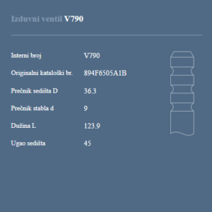 AUTOVENTIL V790 IZ.VEN.FORD TRANSIT 2.5D