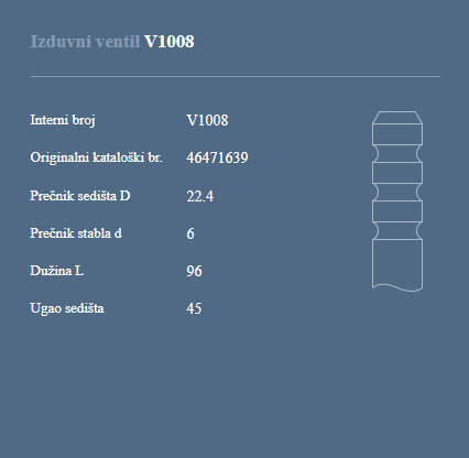AUTOVENTIL V1008 IZ.VEN.FIAT BRAVO 1.2 16V