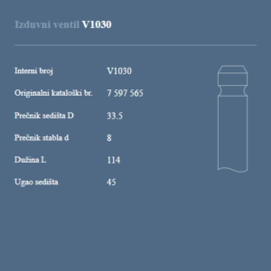 AUTOVENTIL V1030 IZ.VEN.FIAT 1.9 TD