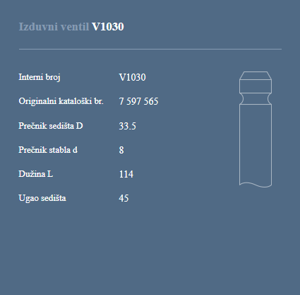 AUTOVENTIL V1030 IZ.VEN.FIAT 1.9 TD