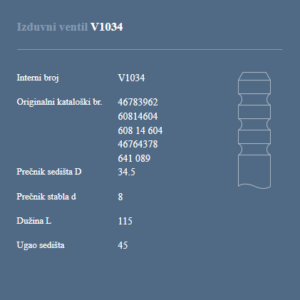 AUTOVENTIL V1034 IZ.VEN.FIAT 1910 JTD