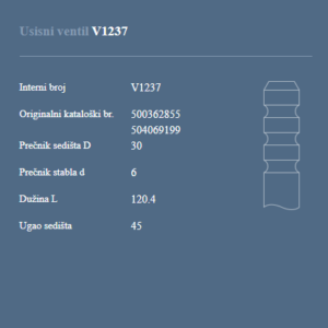 AUTOVENTIL V1237 US.VEN FIAT DUCATO 2.3 JTD