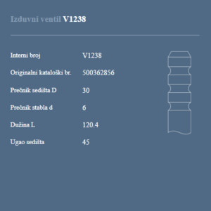 AUTOVENTIL V1238 IZ.VEN FIAT DUCATO 2.3 JTD