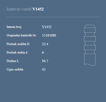 AUTOVENTIL V1452 IZ.VEN.LANCIA NEW Y 1.2 16V