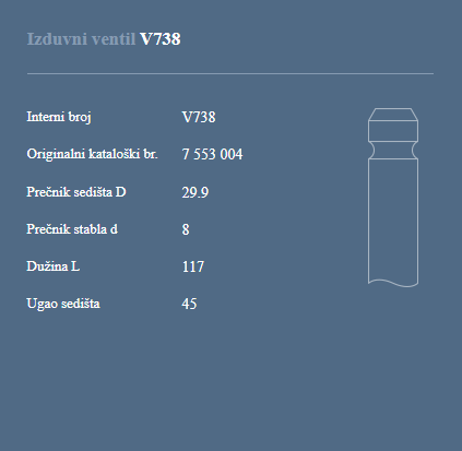 AUTOVENTIL V738 IZ.VEN. FIAT UNO TD 1.4