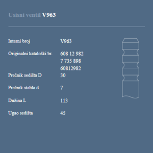 AUTOVENTIL V963 US.VEN.FIAT BRAVA 2.0 20V