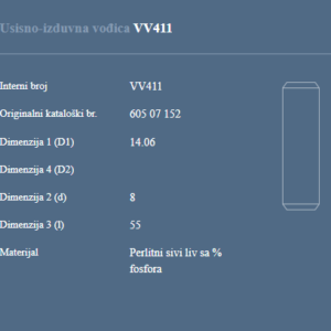 AUTOVENTIL VV411 US.IZD. VODJICA ALFA ROMEO DIESEL 60507152