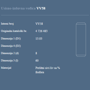 AUTOVENTIL VV58 IZD.VODJICA RIVAL ID/GAMA S