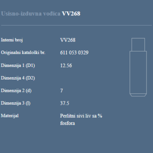 AUTOVENTIL VV268 USIS.IZD.VODJICA MERCEDES C 200