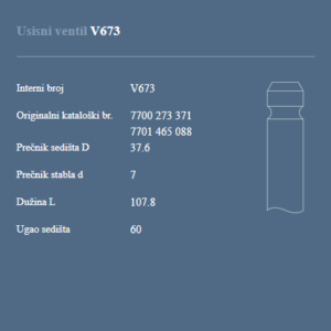AUTOVENTIL V673 US.VEN. RENAULT CLIO 1.2/1.4