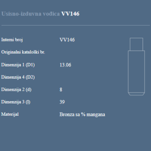 AUTOVENTIL VV146 US.-IZ. VODJICA RENO 1.6/1.9D