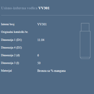 AUTOVENTIL VV301 VODJICA US-IZ RENAULT2.2/2.5Dci