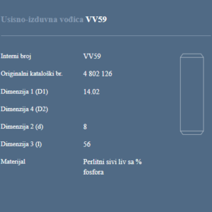 AUTOVENTIL VV59 VODJICE VENTILA