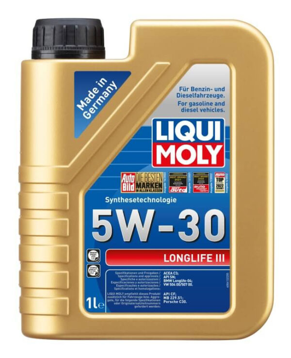 LIQUI MOLY LONGLIFE III 5W30 1L. 6X1L